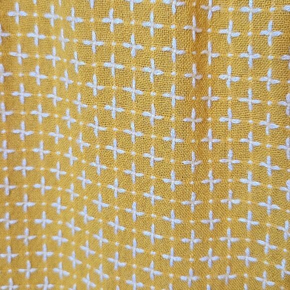 Anthropologie Isadora Long Sleeve Top Size Small Button Back Mustard Wool Blend - Picture 9 of 11